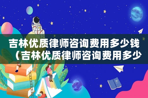 吉林優(yōu)質(zhì)律師咨詢費(fèi)用多少錢（吉林優(yōu)質(zhì)律師咨詢費(fèi)用多少）