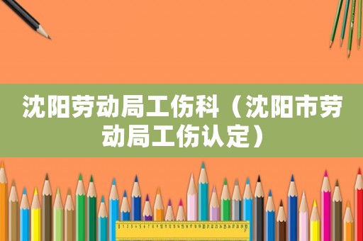 沈陽(yáng)勞動(dòng)局工傷科（沈陽(yáng)市勞動(dòng)局工傷認(rèn)定）