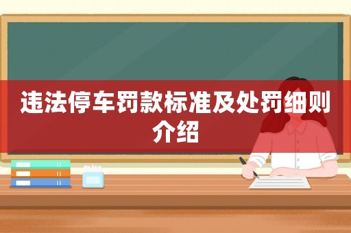 違法停車(chē)罰款標(biāo)準(zhǔn)及處罰細(xì)則介紹