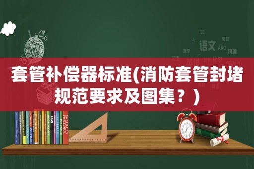 套管補(bǔ)償器標(biāo)準(zhǔn)(消防套管封堵規(guī)范要求及圖集？)