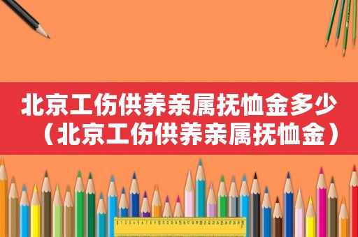 北京工傷供養(yǎng)親屬撫恤金多少（北京工傷供養(yǎng)親屬撫恤金）