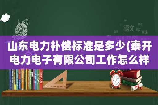 山東電力補(bǔ)償標(biāo)準(zhǔn)是多少(泰開(kāi)電力電子有限公司工作怎么樣)