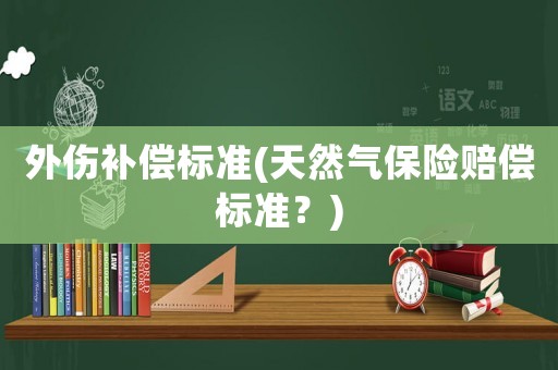 外傷補償標準(天然氣保險賠償標準？)
