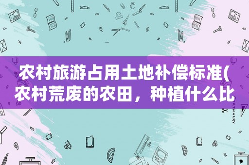 農(nóng)村旅游占用土地補(bǔ)償標(biāo)準(zhǔn)(農(nóng)村荒廢的農(nóng)田，種植什么比較賺錢(qián))