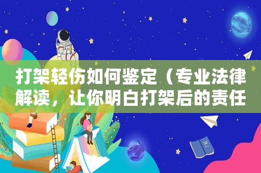 打架輕傷如何鑒定（專業(yè)法律解讀，讓你明白打架后的責(zé)任與賠償）