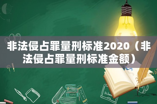 非法侵占罪量刑標(biāo)準(zhǔn)2020（非法侵占罪量刑標(biāo)準(zhǔn)金額）