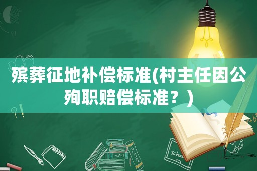 殯葬征地補(bǔ)償標(biāo)準(zhǔn)(村主任因公殉職賠償標(biāo)準(zhǔn)？)