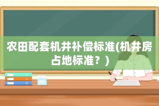 農(nóng)田配套機井補償標(biāo)準(zhǔn)(機井房占地標(biāo)準(zhǔn)？)