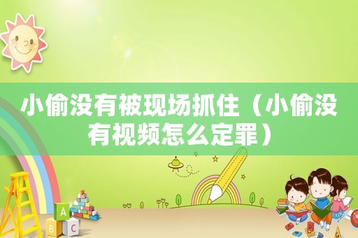 小偷沒有被現(xiàn)場(chǎng)抓住（小偷沒有視頻怎么定罪）