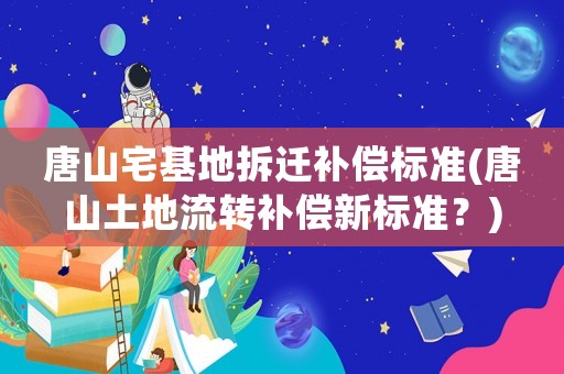 唐山宅基地拆遷補(bǔ)償標(biāo)準(zhǔn)(唐山土地流轉(zhuǎn)補(bǔ)償新標(biāo)準(zhǔn)？)