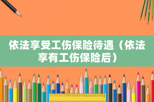 依法享受工傷保險(xiǎn)待遇（依法享有工傷保險(xiǎn)后）