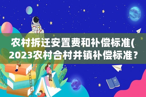 農(nóng)村拆遷安置費和補償標準(2023農(nóng)村合村并鎮(zhèn)補償標準？)