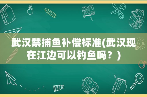 武漢禁捕魚補(bǔ)償標(biāo)準(zhǔn)(武漢現(xiàn)在江邊可以釣魚嗎？)