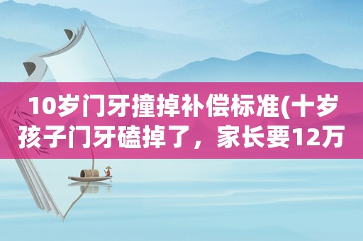 10歲門牙撞掉補償標(biāo)準(zhǔn)(十歲孩子門牙磕掉了，家長要12萬賠償合理嗎)