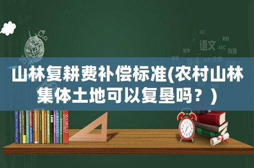 山林復(fù)耕費(fèi)補(bǔ)償標(biāo)準(zhǔn)(農(nóng)村山林集體土地可以復(fù)墾嗎？)
