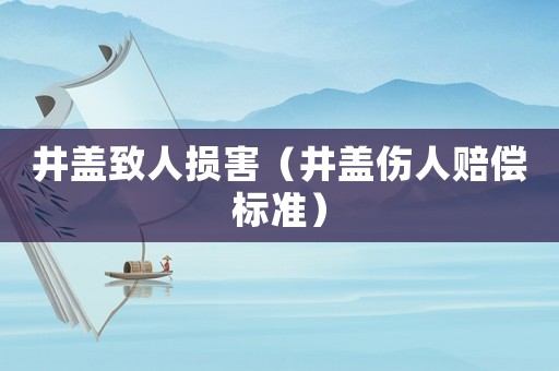 井蓋致人損害（井蓋傷人賠償標(biāo)準(zhǔn)）