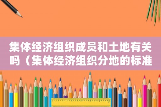 集體經(jīng)濟組織成員和土地有關(guān)嗎（集體經(jīng)濟組織分地的標準）