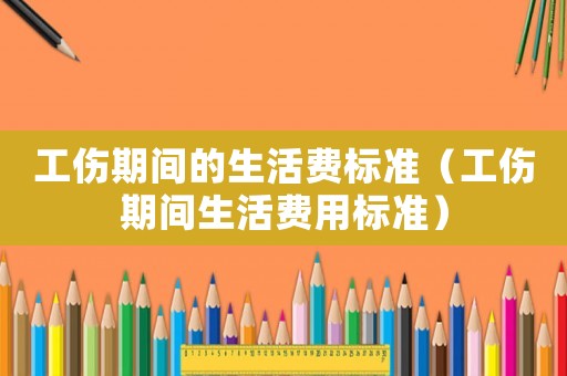 工傷期間的生活費(fèi)標(biāo)準(zhǔn)（工傷期間生活費(fèi)用標(biāo)準(zhǔn)）