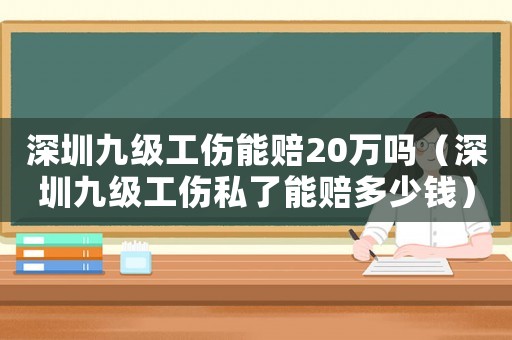 深圳九級(jí)工傷能賠20萬(wàn)嗎（深圳九級(jí)工傷私了能賠多少錢）