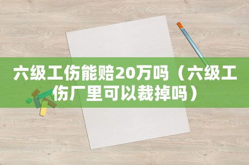 六級(jí)工傷能賠20萬(wàn)嗎（六級(jí)工傷廠里可以裁掉嗎）