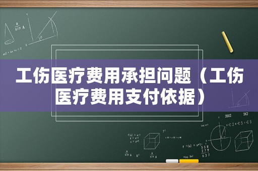 工傷醫(yī)療費(fèi)用承擔(dān)問題（工傷醫(yī)療費(fèi)用支付依據(jù)）