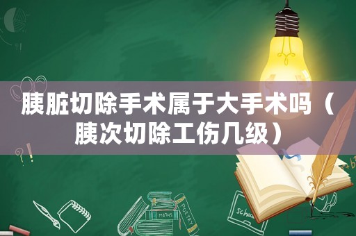 胰臟切除手術屬于大手術嗎（胰次切除工傷幾級）