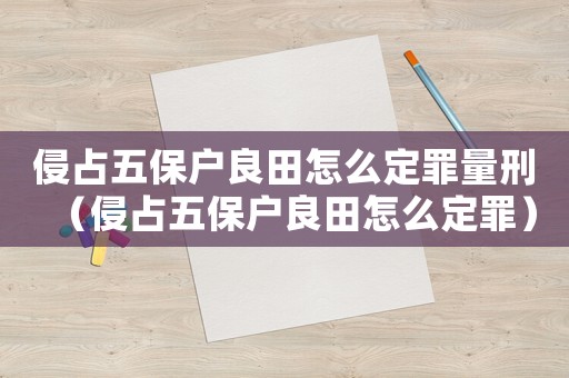 侵占五保戶良田怎么定罪量刑（侵占五保戶良田怎么定罪）