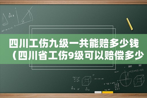 四川工傷九級一共能賠多少錢（四川省工傷9級可以賠償多少）