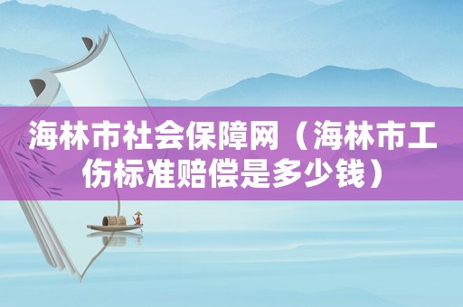 海林市社會(huì)保障網(wǎng)（海林市工傷標(biāo)準(zhǔn)賠償是多少錢）