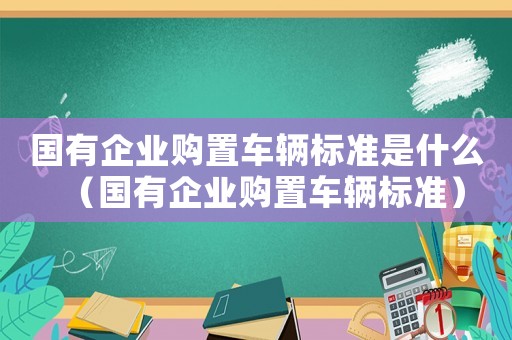 國有企業(yè)購置車輛標準是什么（國有企業(yè)購置車輛標準）