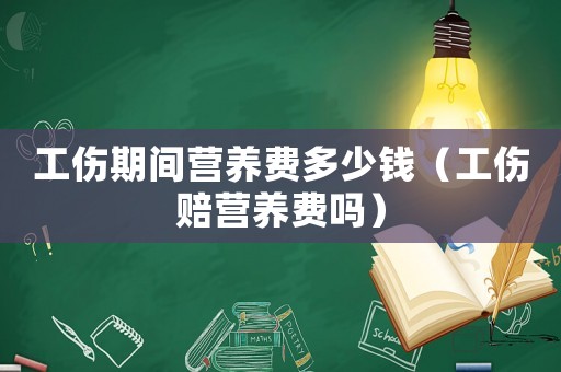 工傷期間營養(yǎng)費(fèi)多少錢（工傷賠營養(yǎng)費(fèi)嗎）