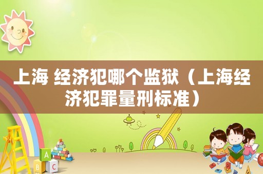 上海 經(jīng)濟(jì)犯哪個(gè)監(jiān)獄（上海經(jīng)濟(jì)犯罪量刑標(biāo)準(zhǔn)）