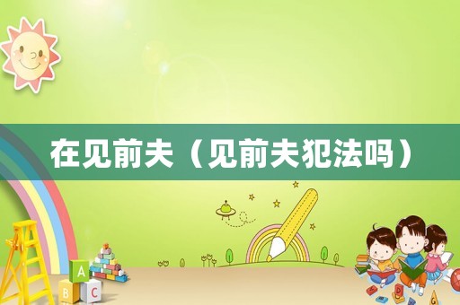 在見前夫（見前夫犯法嗎）