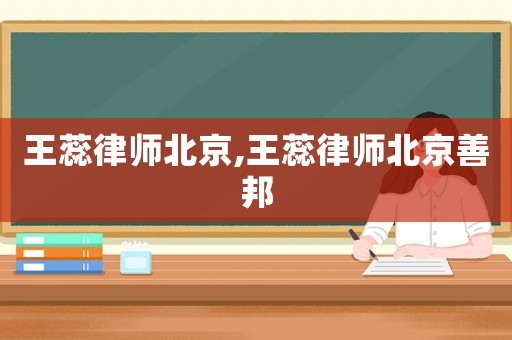王蕊律師北京,王蕊律師北京善邦