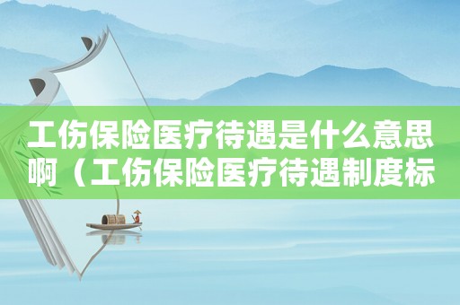 工傷保險醫(yī)療待遇是什么意思啊（工傷保險醫(yī)療待遇制度標(biāo)準(zhǔn)）