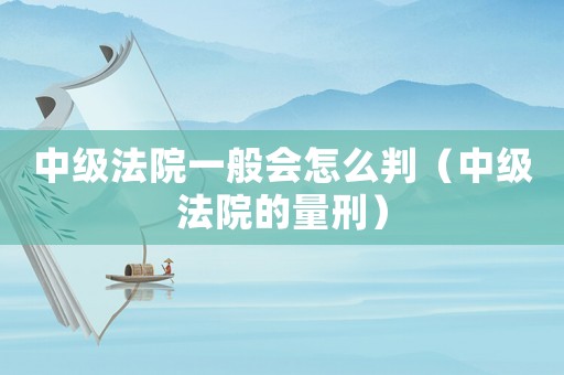 中級(jí)法院一般會(huì)怎么判（中級(jí)法院的量刑）