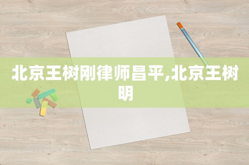 北京王樹剛律師昌平,北京王樹明