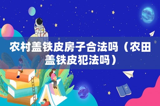 農(nóng)村蓋鐵皮房子合法嗎（農(nóng)田蓋鐵皮犯法嗎）
