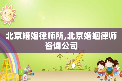 北京婚姻律師所,北京婚姻律師咨詢公司