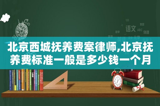 北京西城撫養(yǎng)費(fèi)案律師,北京撫養(yǎng)費(fèi)標(biāo)準(zhǔn)一般是多少錢一個(gè)月