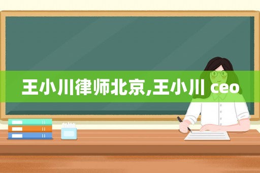 王小川律師北京,王小川 ceo