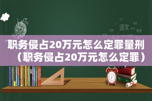 職務(wù)侵占20萬(wàn)元怎么定罪量刑（職務(wù)侵占20萬(wàn)元怎么定罪）