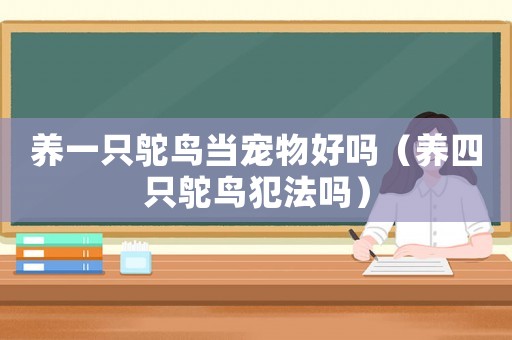 養(yǎng)一只鴕鳥當寵物好嗎（養(yǎng)四只鴕鳥犯法嗎）
