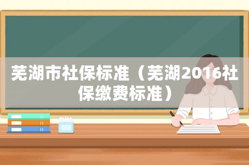 蕪湖市社保標(biāo)準(zhǔn)（蕪湖2016社保繳費(fèi)標(biāo)準(zhǔn)）