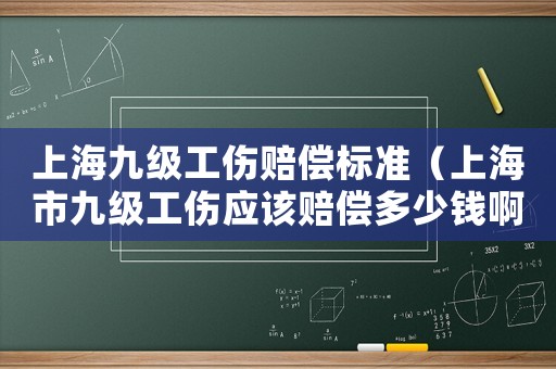 上海九級工傷賠償標(biāo)準(zhǔn)（上海市九級工傷應(yīng)該賠償多少錢啊）