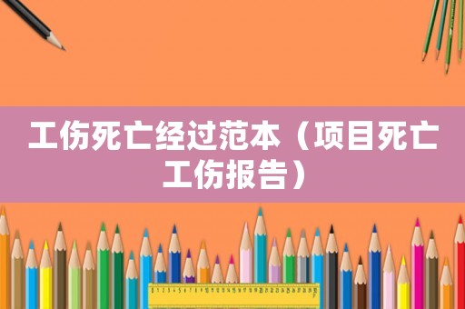 工傷死亡經(jīng)過范本（項(xiàng)目死亡工傷報(bào)告）