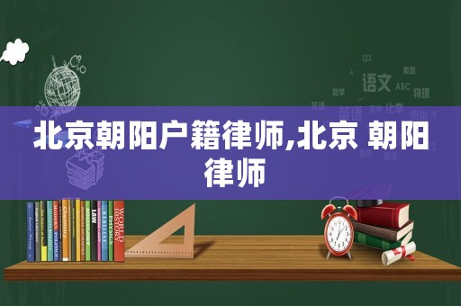 北京朝陽(yáng)戶(hù)籍律師,北京 朝陽(yáng) 律師