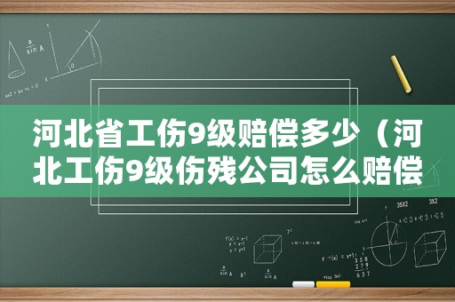 河北省工傷9級賠償多少（河北工傷9級傷殘公司怎么賠償標(biāo)準(zhǔn)）