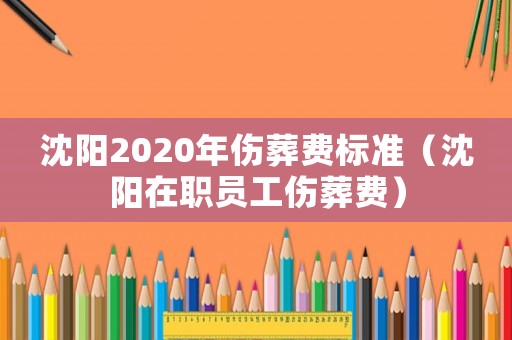 沈陽2020年傷葬費(fèi)標(biāo)準(zhǔn)（沈陽在職員工傷葬費(fèi)）