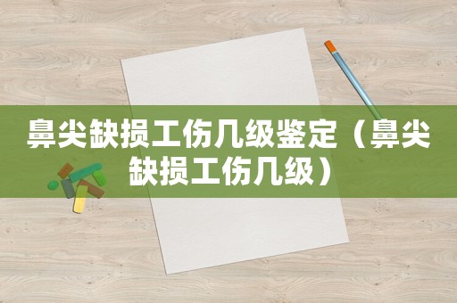 鼻尖缺損工傷幾級(jí)鑒定（鼻尖缺損工傷幾級(jí)）